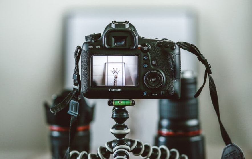 joby gorilla pod setup with DSLR camera