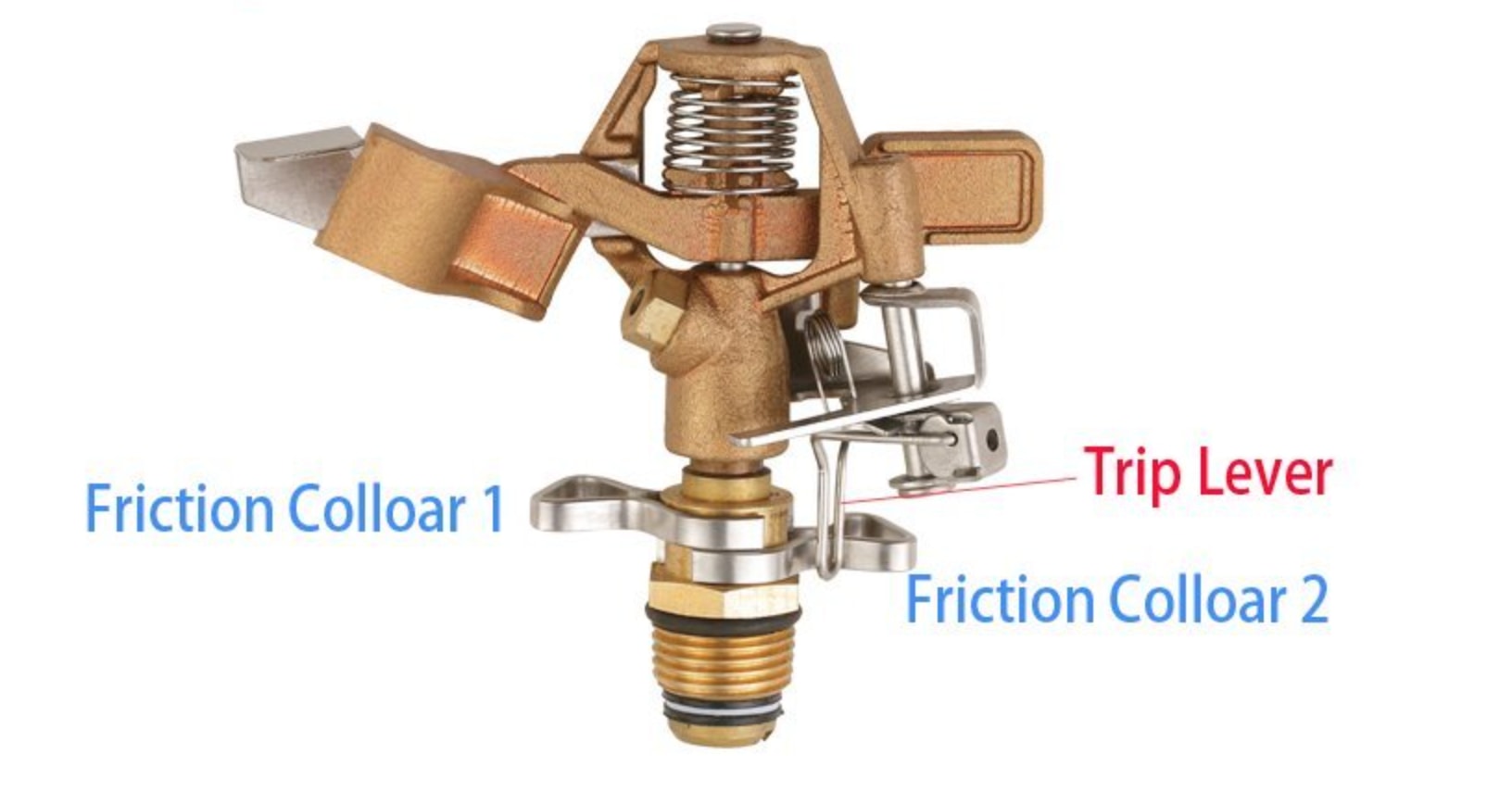 Best Tripod Lawn Sprinklers Sommerland Brass Impact Tripod Sprinkler head