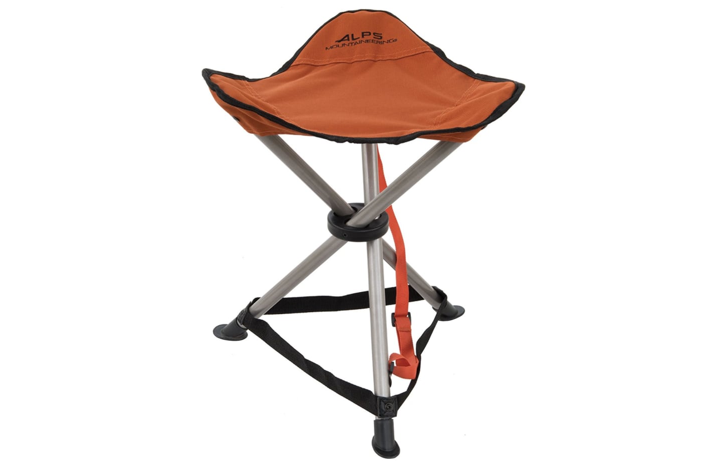 orange tripod stool 3 legs