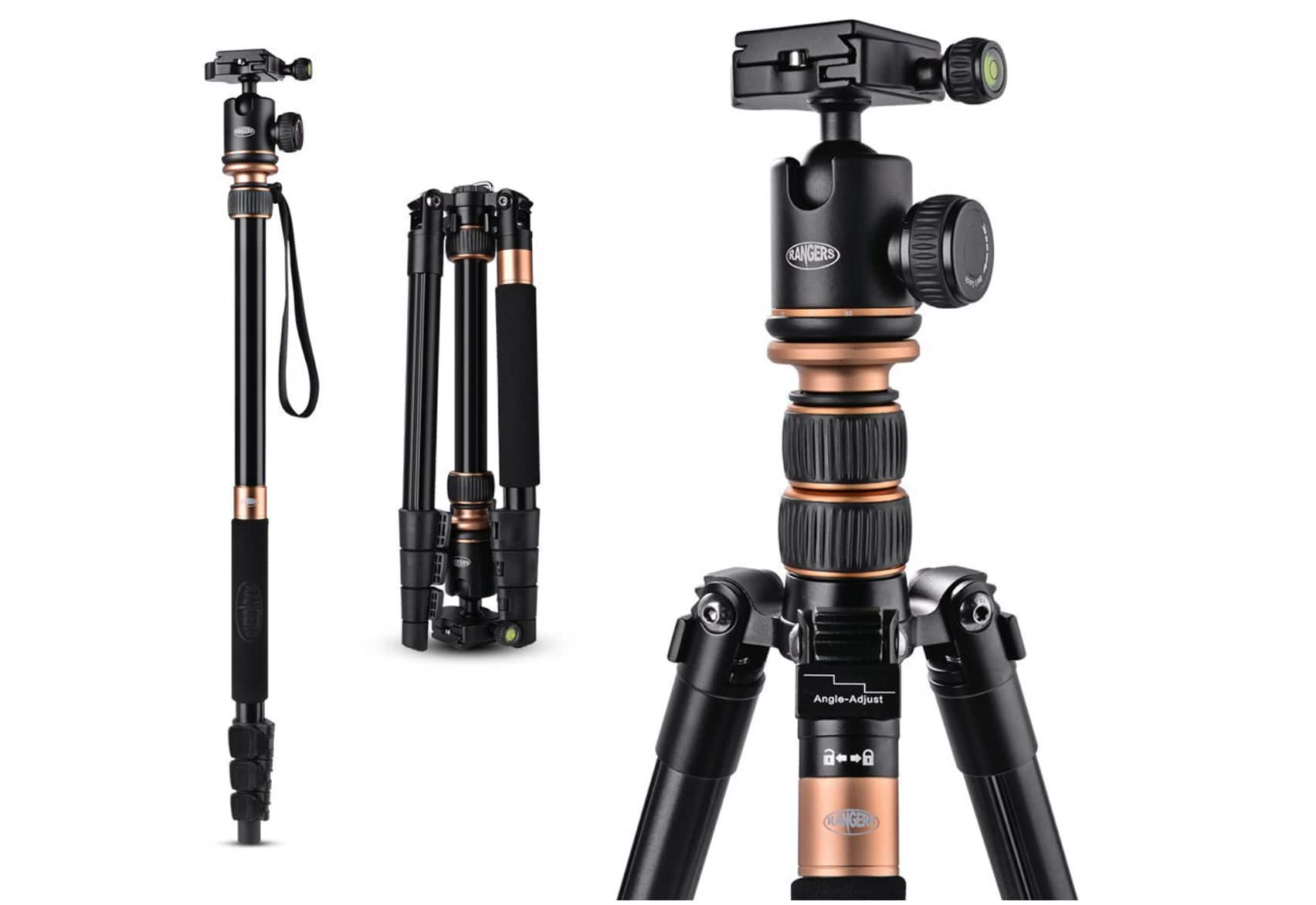 rangers tripod setup and monopod