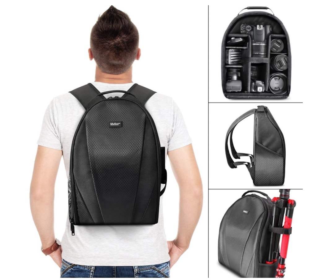 Vivitar Camera Backpack Bag For DSLR Camera 80D