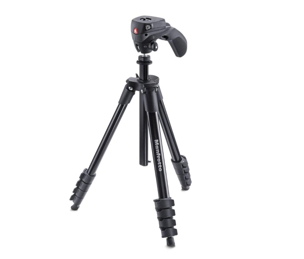 Manfrotto MKCOMPACTACN-BK Compact Action Tripod