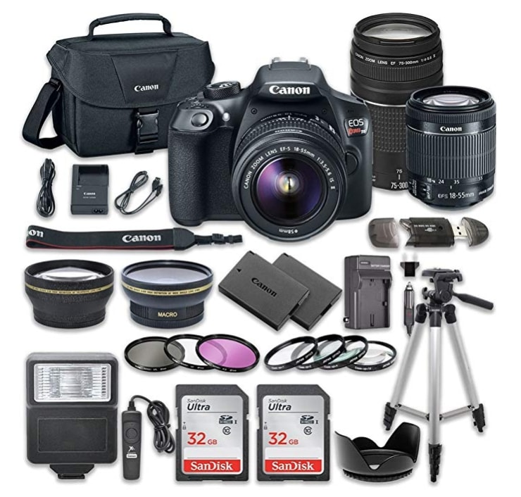 Canon EOS Rebel T6 DSLR Camera Bundle review