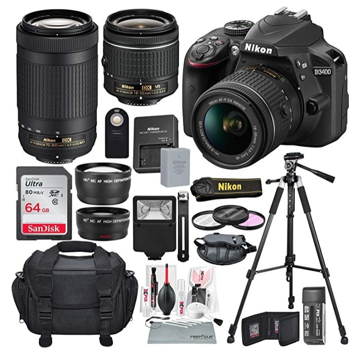 Nikon D3400 Kit With Tripod, Lenses & More review