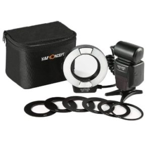 Macro Ring Light Flash, K&F Concept KF-150 E-TTL Speedlite LCD Display and Wireless Slave Function Review