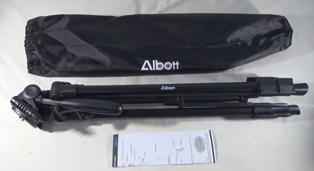 Albott 64 Inch Travel Tripod Portable Aluminium Lightweight with Carrying Bag for Cameras Video Review Albott 64 Inch Travel Tripod Portable Aluminium Lightweight with Carrying Bag for Cameras Video Review