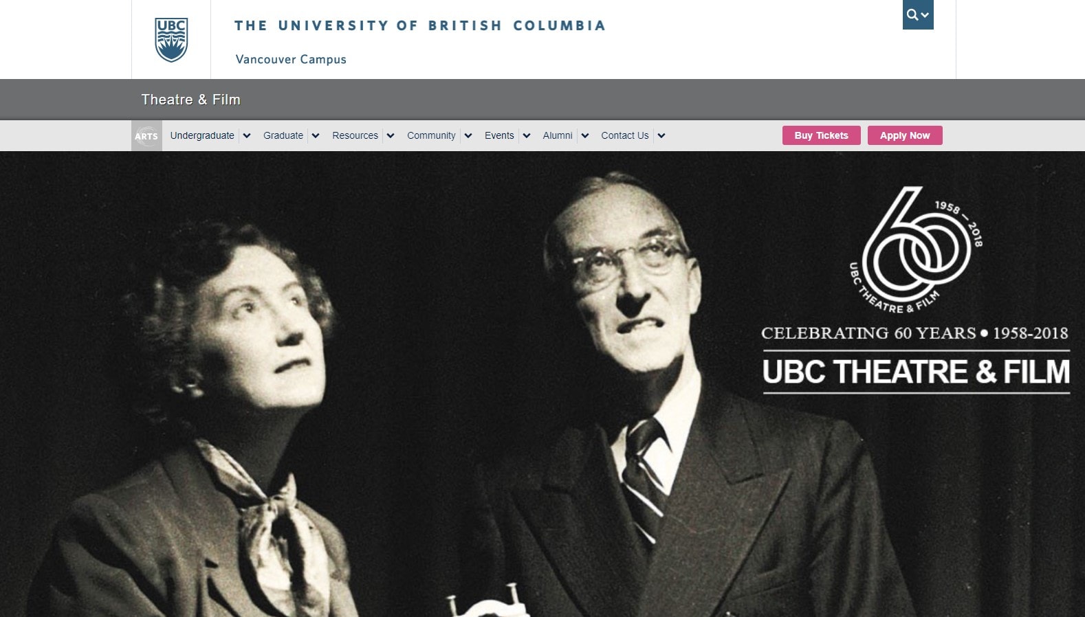 University of British Columbia Department of Theatre and Film