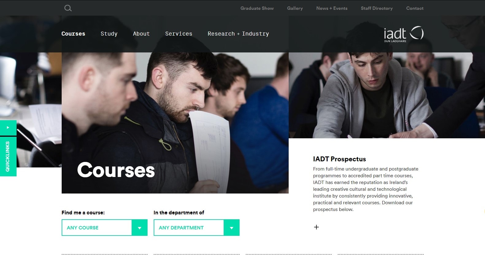 Dun Laoghaire Institute of Art, Design and Technology (IADT)