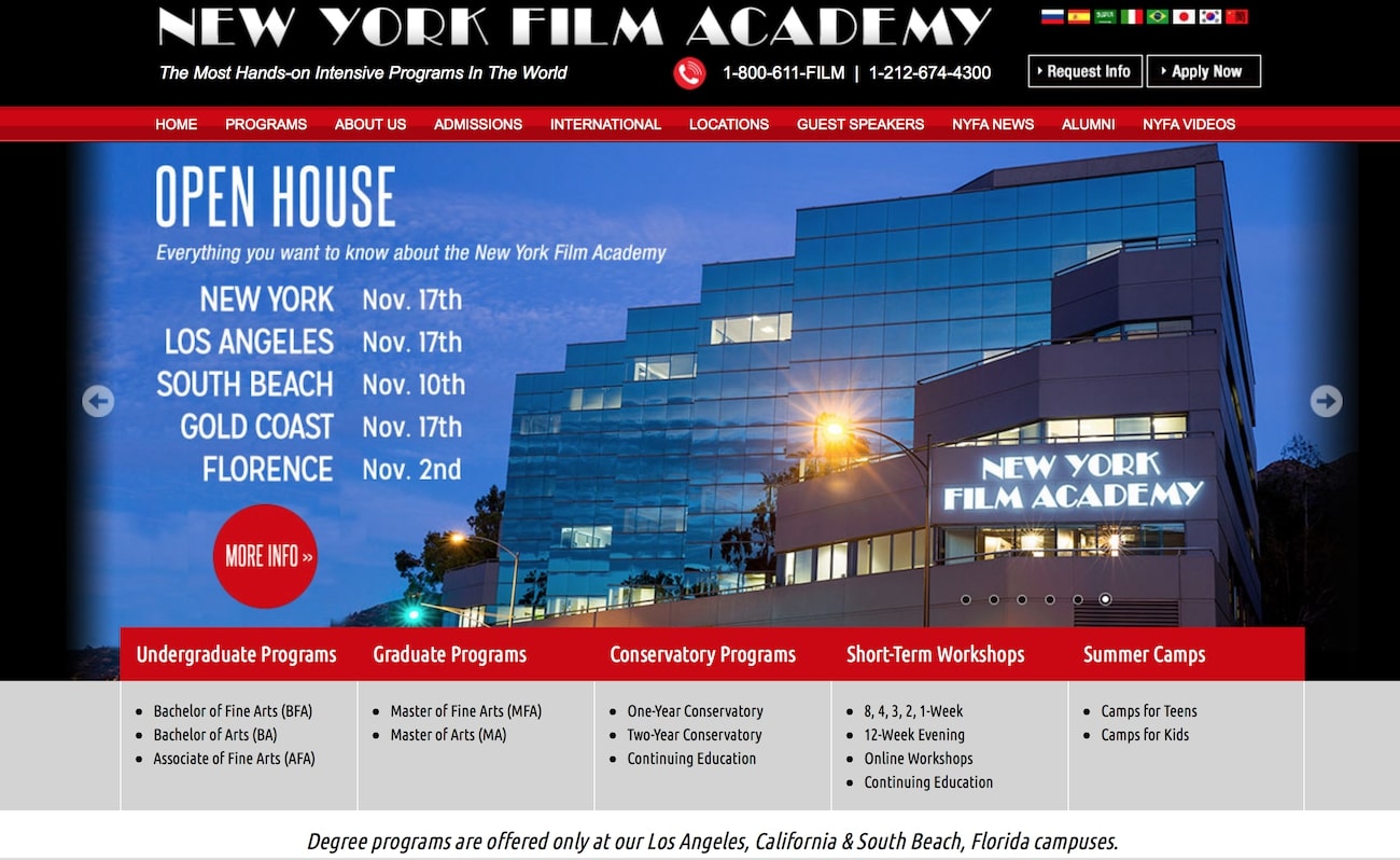 New York Film Academy New York Film Academy