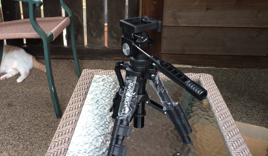 RetiCAM Tabletop Tripod with 3-Way Pan/Tilt Head, Quick Release Plate and Carrying Bag- MT01 Mini Tripod, Aluminum, Black Review