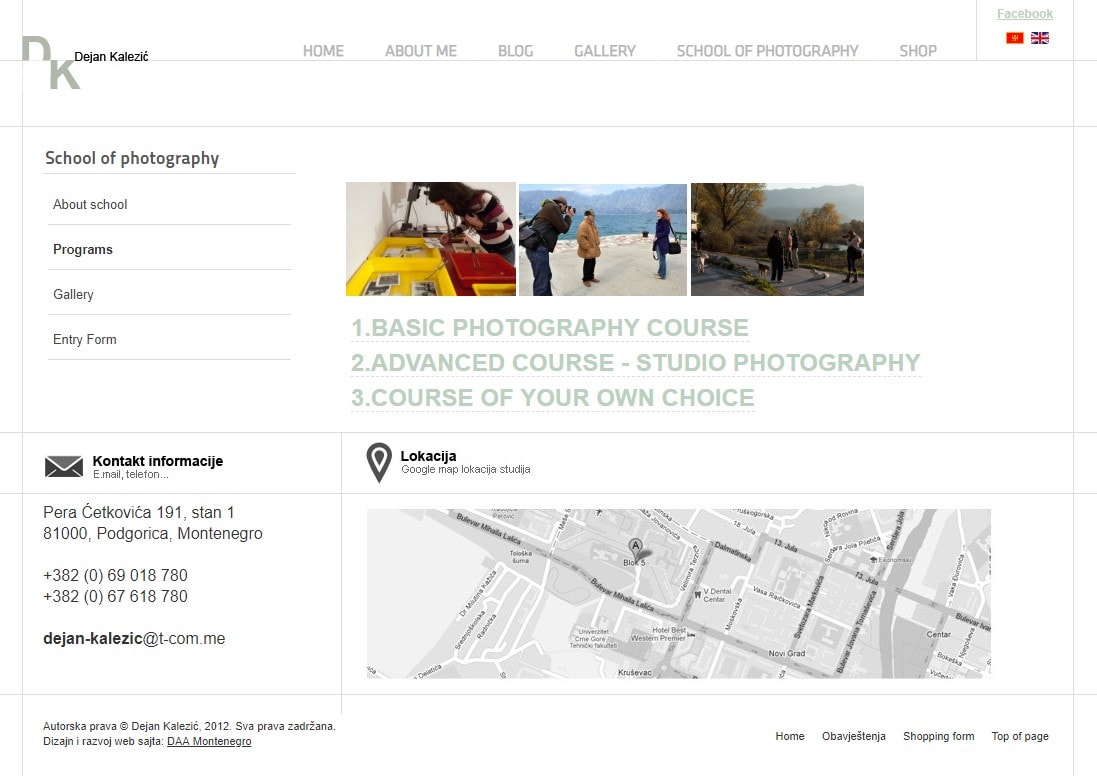 Dejan Kalezic School of Photography - Montenegro Dejan Kalezic School of Photography - Montenegro