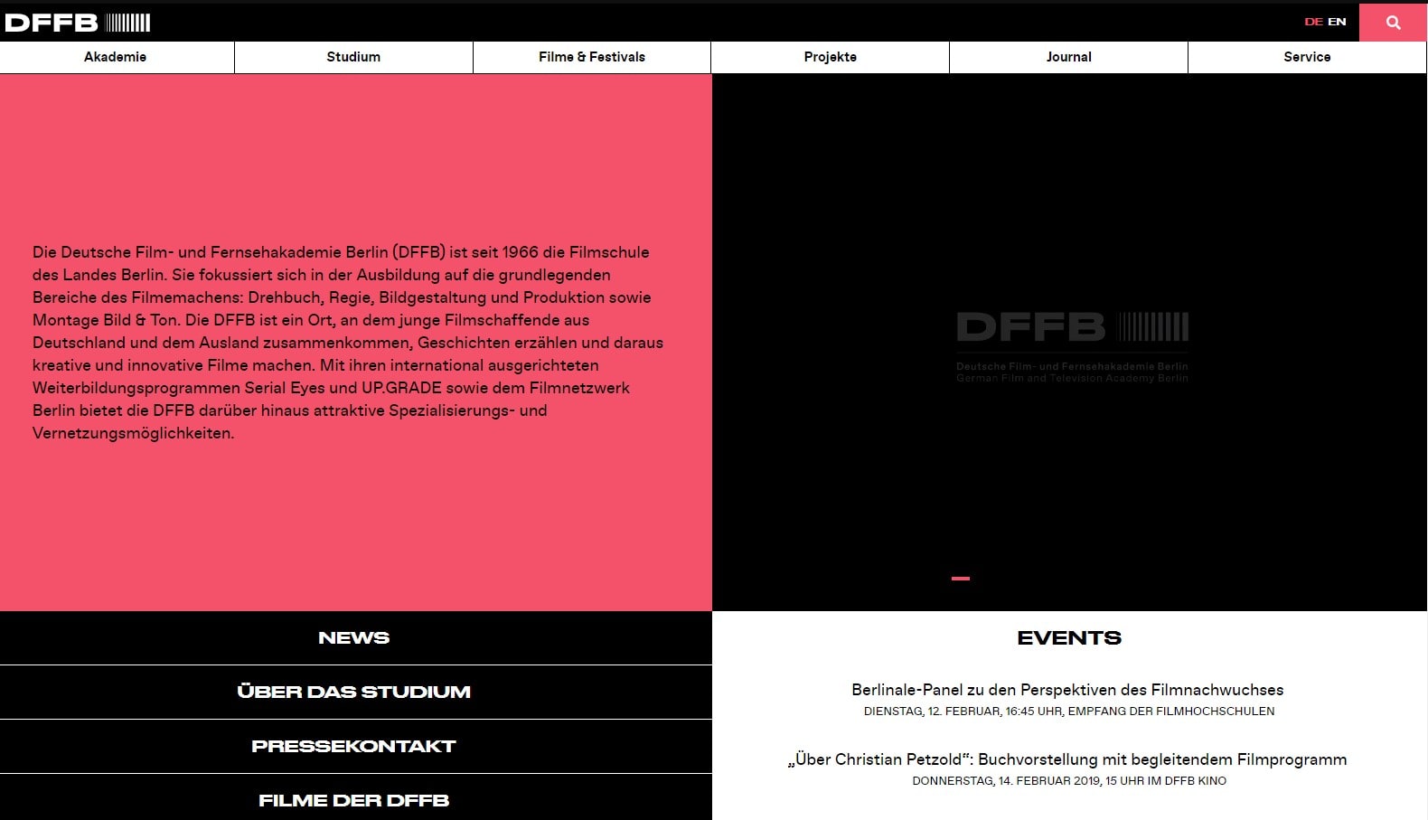 Deutsche Film- und Fernsehakademie Berlin Deutsche Film- und Fernsehakademie Berlin