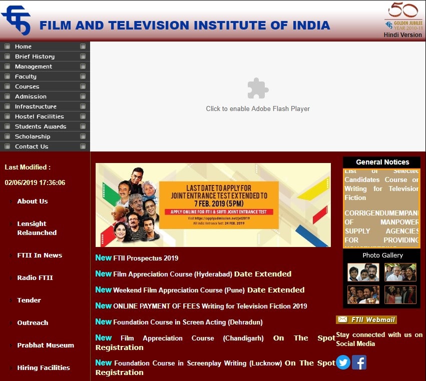 Film and Television Institute of India Film and Television Institute of India