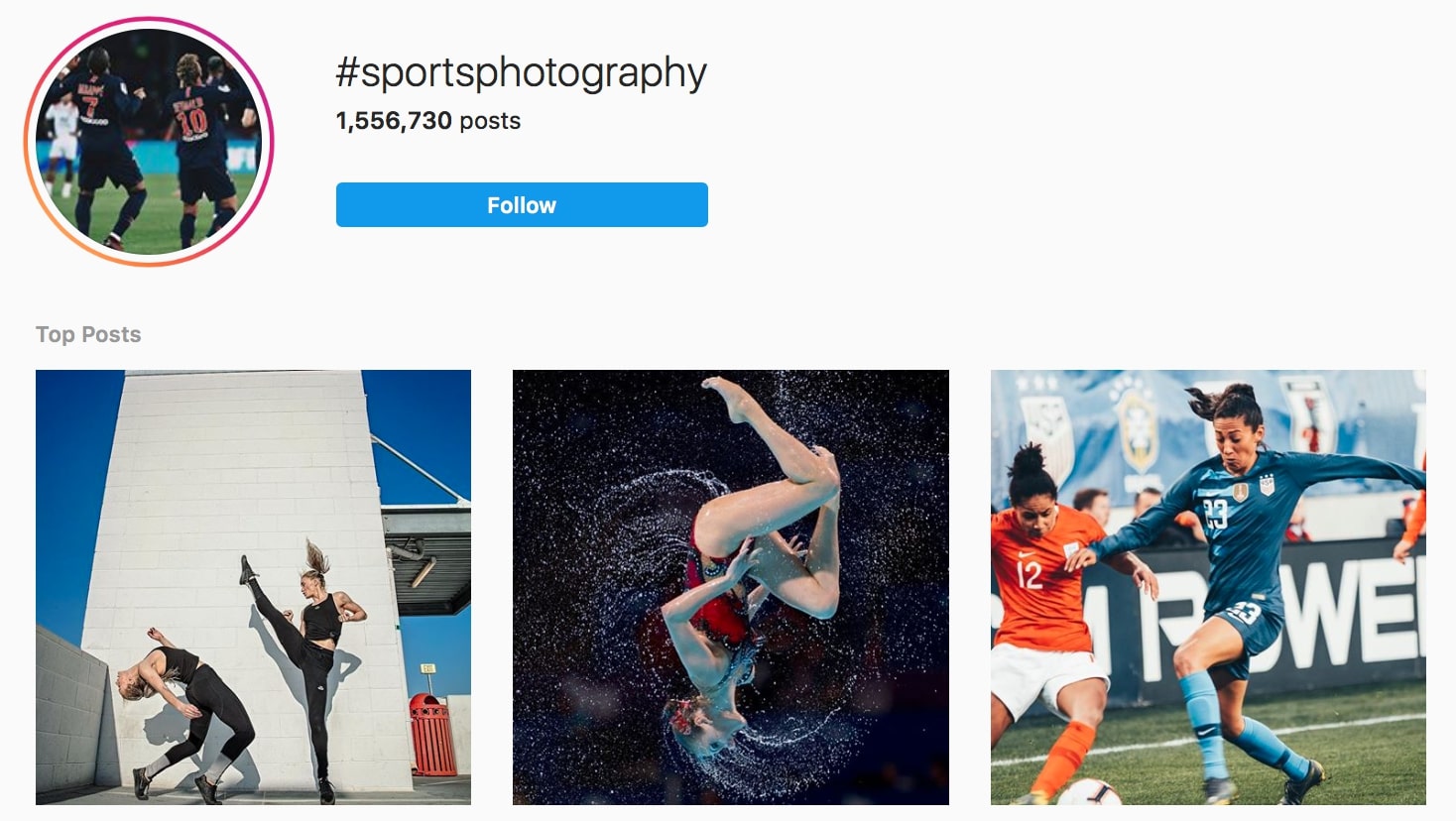 Sports Photography Hashtags