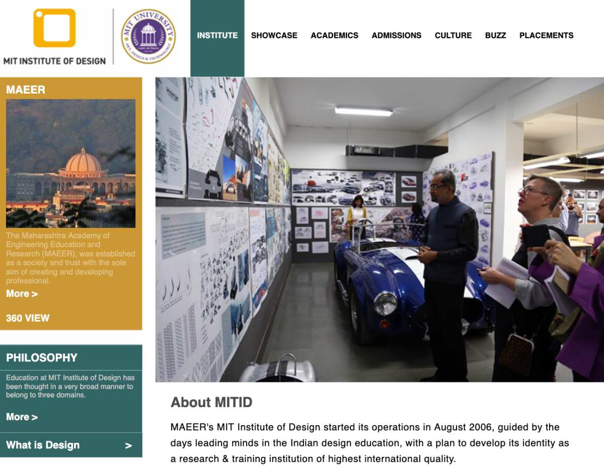 MAEER’s MIT Institute of Design MAEER’s MIT Institute of Design